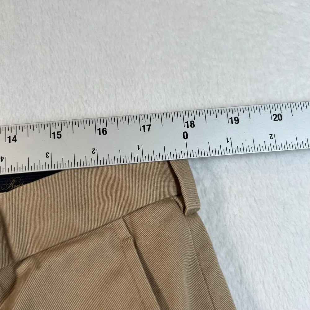 Brooks‎ Brothers Pants Mens 36x34 Beige Advantage Chino Slim Stretch